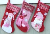 Pink Girls Christmas Stockings